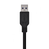 Cabo USB 3.0 Aisens USB Macho - USB Macho/ 3m/ Preto