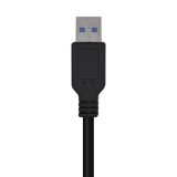 Cabo USB 3.0 Aisens USB Macho - USB Macho/ 3m/ Preto