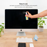Kit de limpeza de telas TooQ Spray 150ml + Pano microfibra
