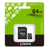 Cartao de Memoria 64gb Kingston Class 10/100 MBs