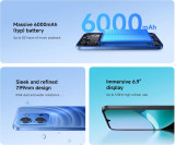 Smartphone XIAOMI REDMI 15C 4GB/256GB DS PRETO