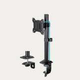 Suporte mesa p/monitor TooQ Giratório/Inclinável/até 10 kg
