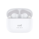 Fones de ouvido estéreo Bluetooth COOL Bound brancos