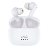 Fones de ouvido estéreo Bluetooth COOL Bound brancos