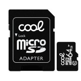 Cartao Micro SD c/Adaptador 64GB COOL (Class 10)