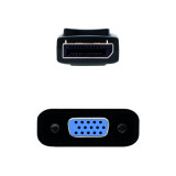 Conversor Nanocable DisplayPort Macho - VGA Femea/15cm/ Prt
