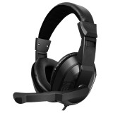Auscultadores-estereo-COOL-Dublin-Office-com-microfone-preto