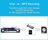 Radio/Cassete/Gira-Discos/Bluetooth com altifalante stereo
