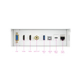 Caixa multimídia VGA+2HDMI+JACK+USB-C+USB-B+USB-A+RJ