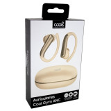 Auscultadores estéreo Bluetooth Dual Pod COOL Gym Bege