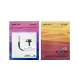 CABO ADAPT.USB-C/M - AUDIO 3.5/F+USB/F 3A 10CM Nanocable