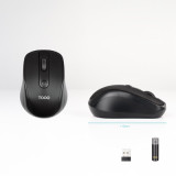 RATO SEM FIOS 1600 DPI 4 BOTOES, PRETO TOOQ