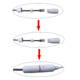 Capa Conector RJ45 Suporta cabos entre 14~26AWG Impermeável