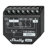 Rele Shelly 2PM Gen3 Controlador de persianas/toldos 2 can.