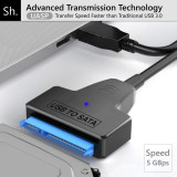 Cabo/Adaptador SATA 2.5 p/USB 3.0 HDD 2,5', SSD 2,5'