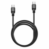 Cabo USB COOL TYPE-C a TYPE-C/usb-c (1.2 met.) Preto 3A