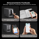 NASync UGREEN DXP2800, NAS de mesa de 2 baías