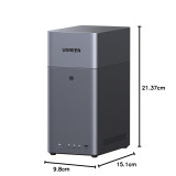 NASync UGREEN DH2300 NAS de mesa de 2 bahias, 4 GB de RAM