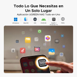 NASync UGREEN DH2300 NAS de mesa de 2 bahias, 4 GB de RAM